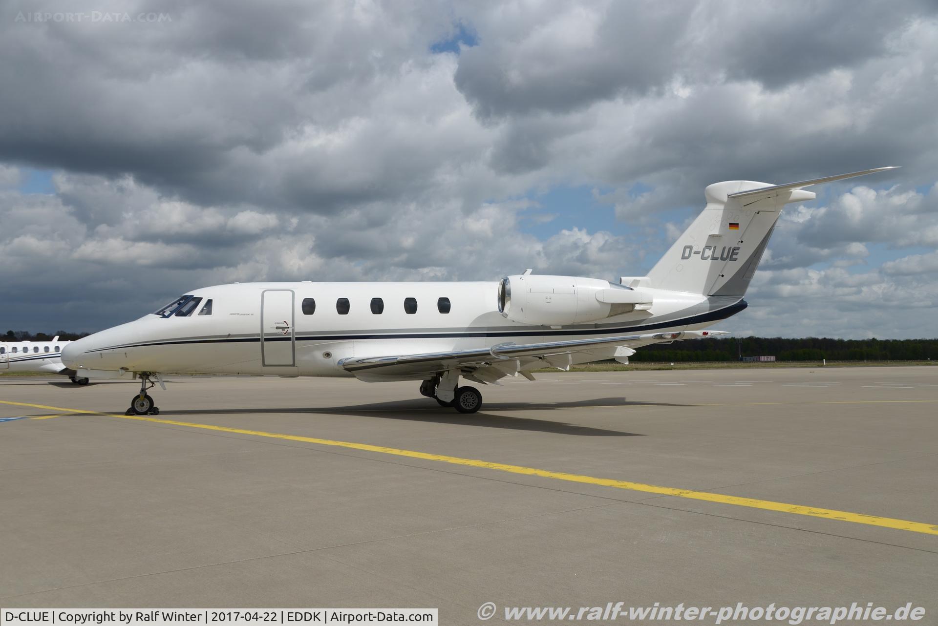 D-CLUE, 1989 Cessna 650 Citation III C/N 650-0174, Cessna 650 Citation 3 - ATJ Air Traffic GmbH - 650-0174 - D-CLUE - 22.04.2017 - CGN