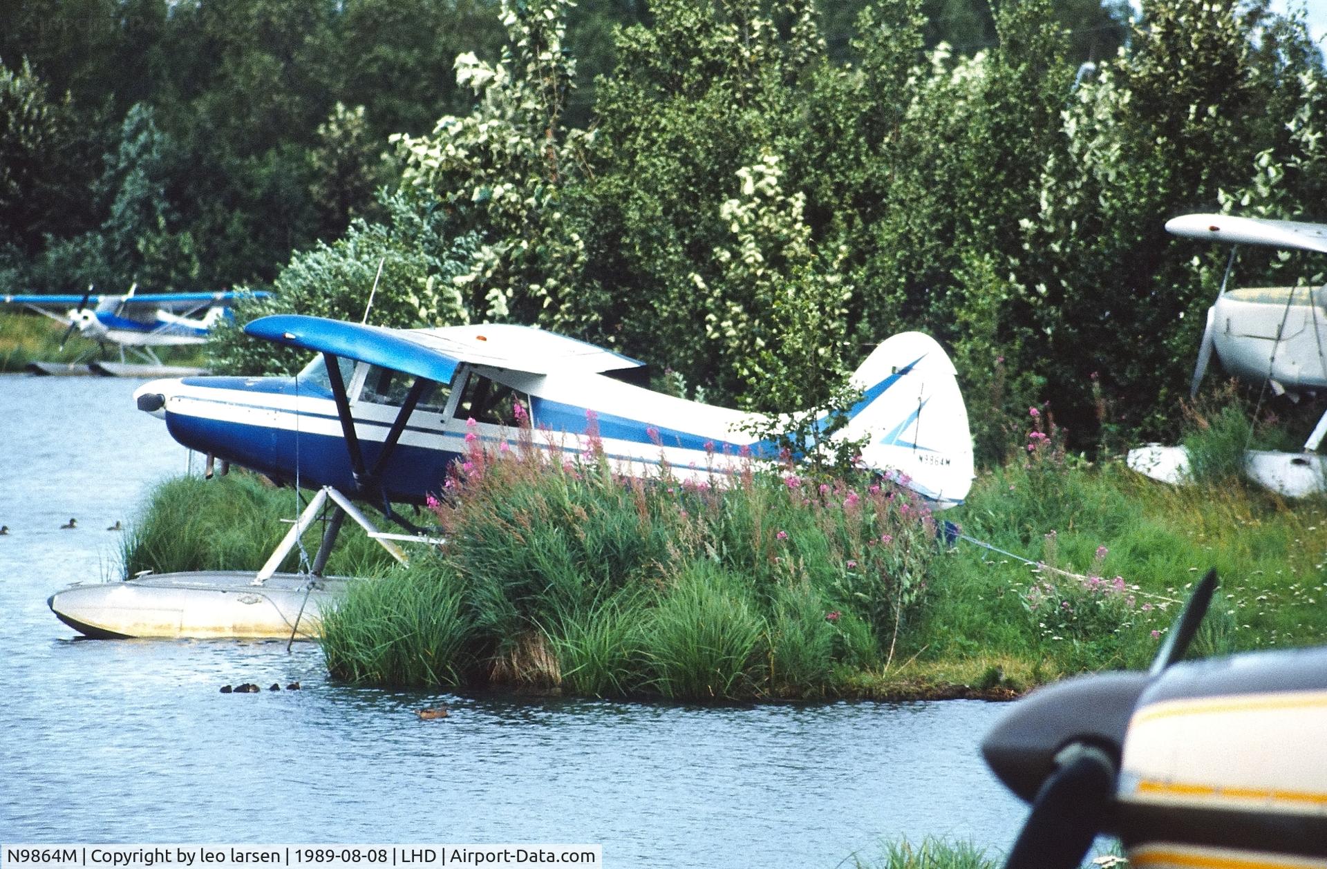 N9864M, 1967 Maule M-4-210C Rocket C/N 1043C, Lake Spenard 8.8.1989