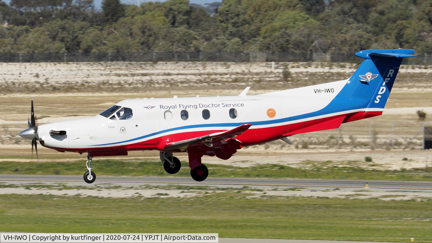 VH-IWO, 2018 Pilatus PC-12/47E C/N 1802, Pilatus PC-12/47E (PC-12NG) cn 1892. Royal Flying Doctor Service - RFDS VH-IWO YPJT 24th July 2020.