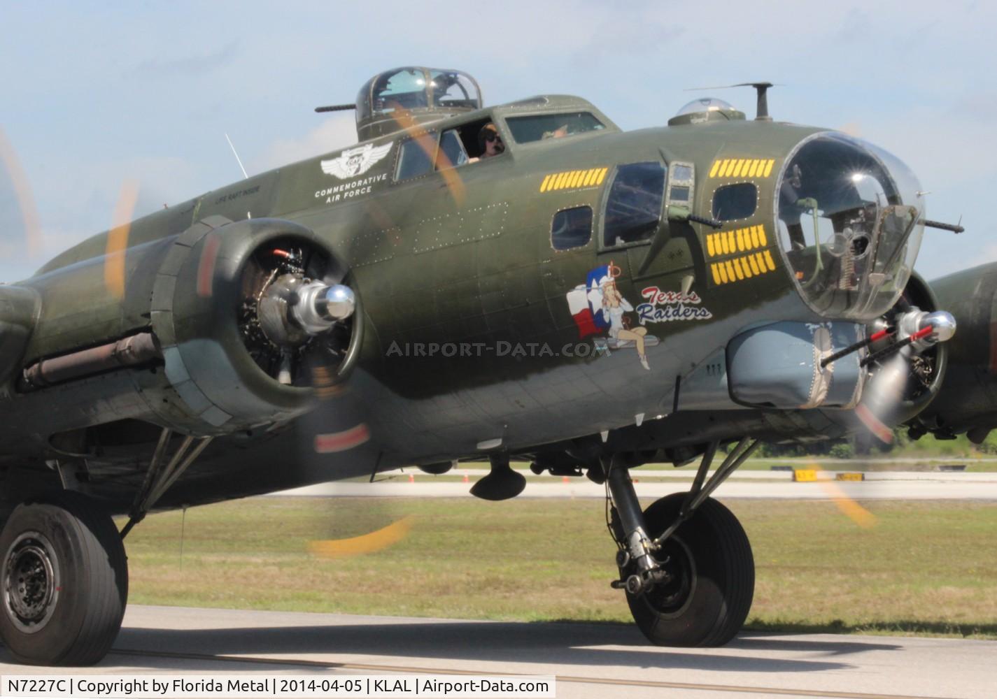 N7227C, 1944 Boeing B-17G Fortress C/N 32513, Texas Raiders