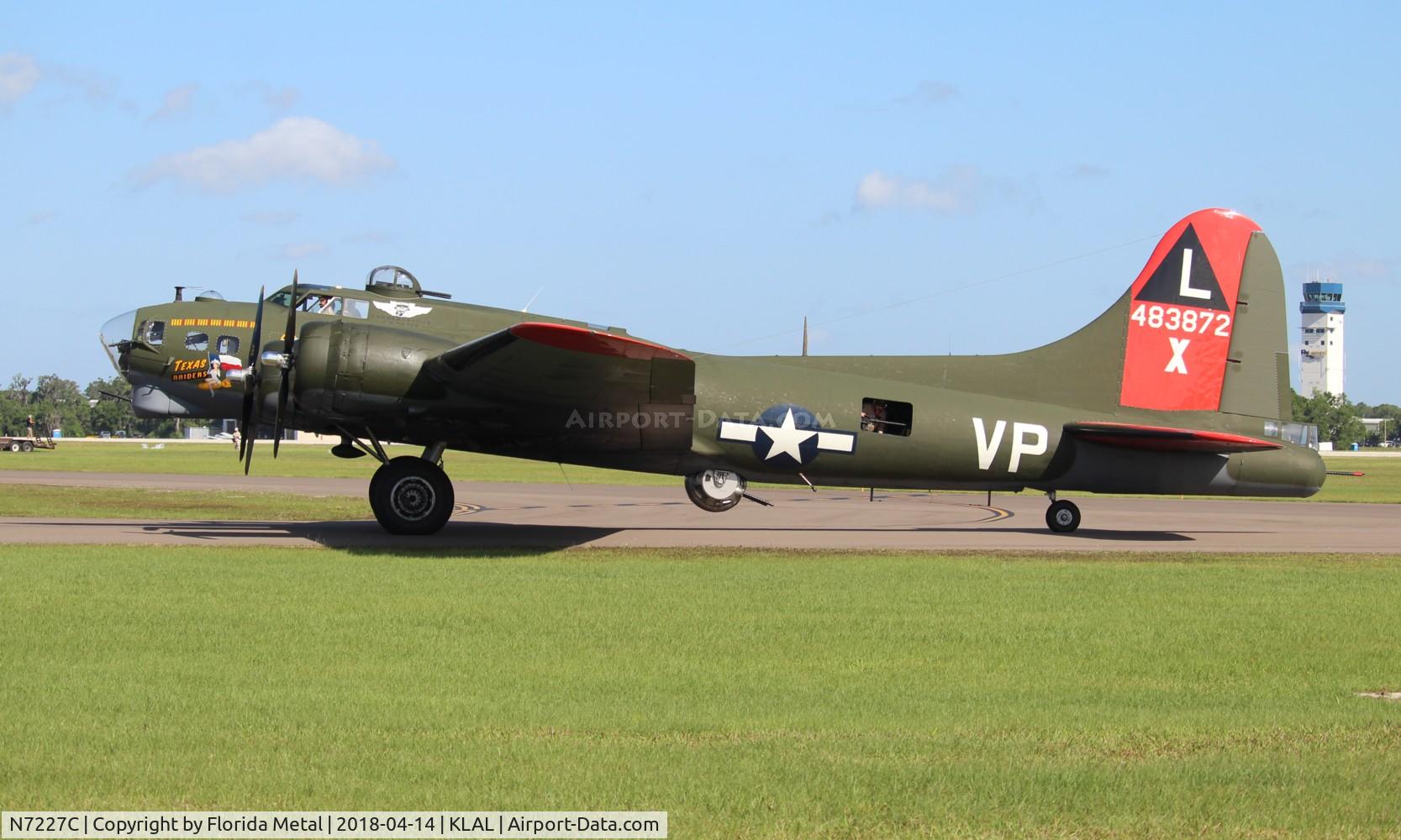 N7227C, 1944 Boeing B-17G Fortress C/N 32513, Texas Raiders