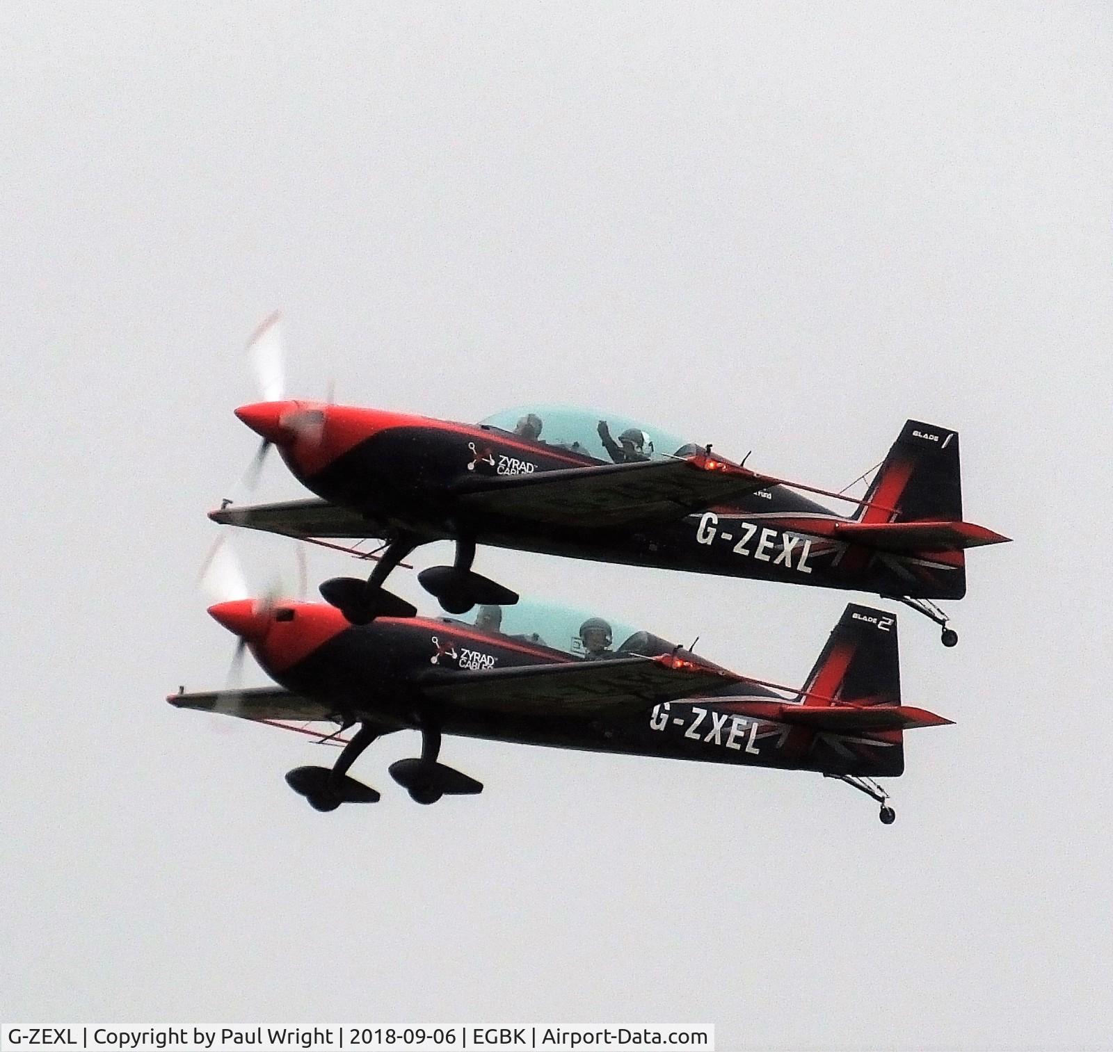 G-ZEXL, 2006 Extra EA-300L C/N 1225, Two of The Blades Aerobatics Team