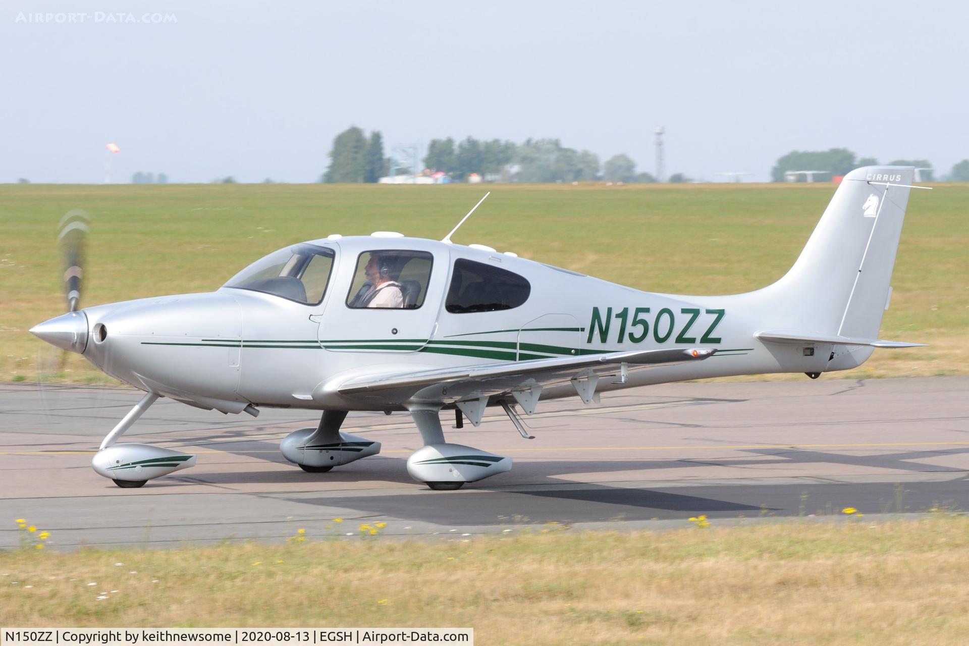N150ZZ, 2007 Cirrus SR22 C/N 2609, Arriving at Norwich.