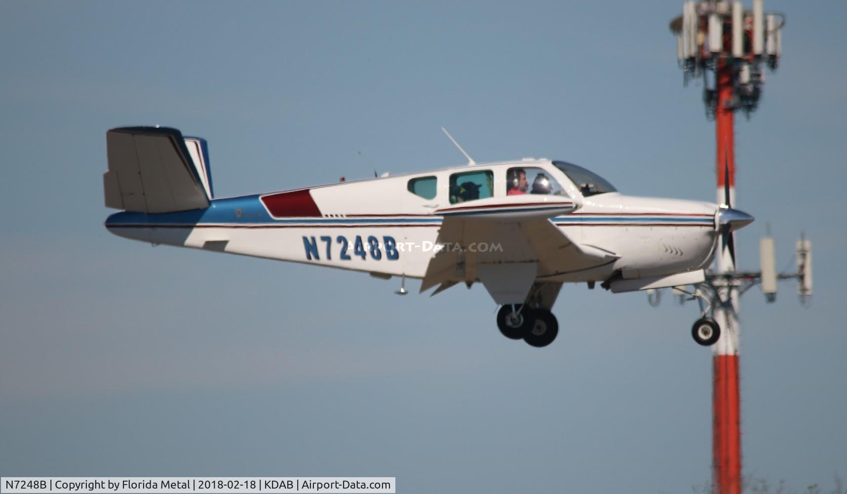 N7248B, 1958 Beech J35 Bonanza C/N D-5584, Bonanza 35