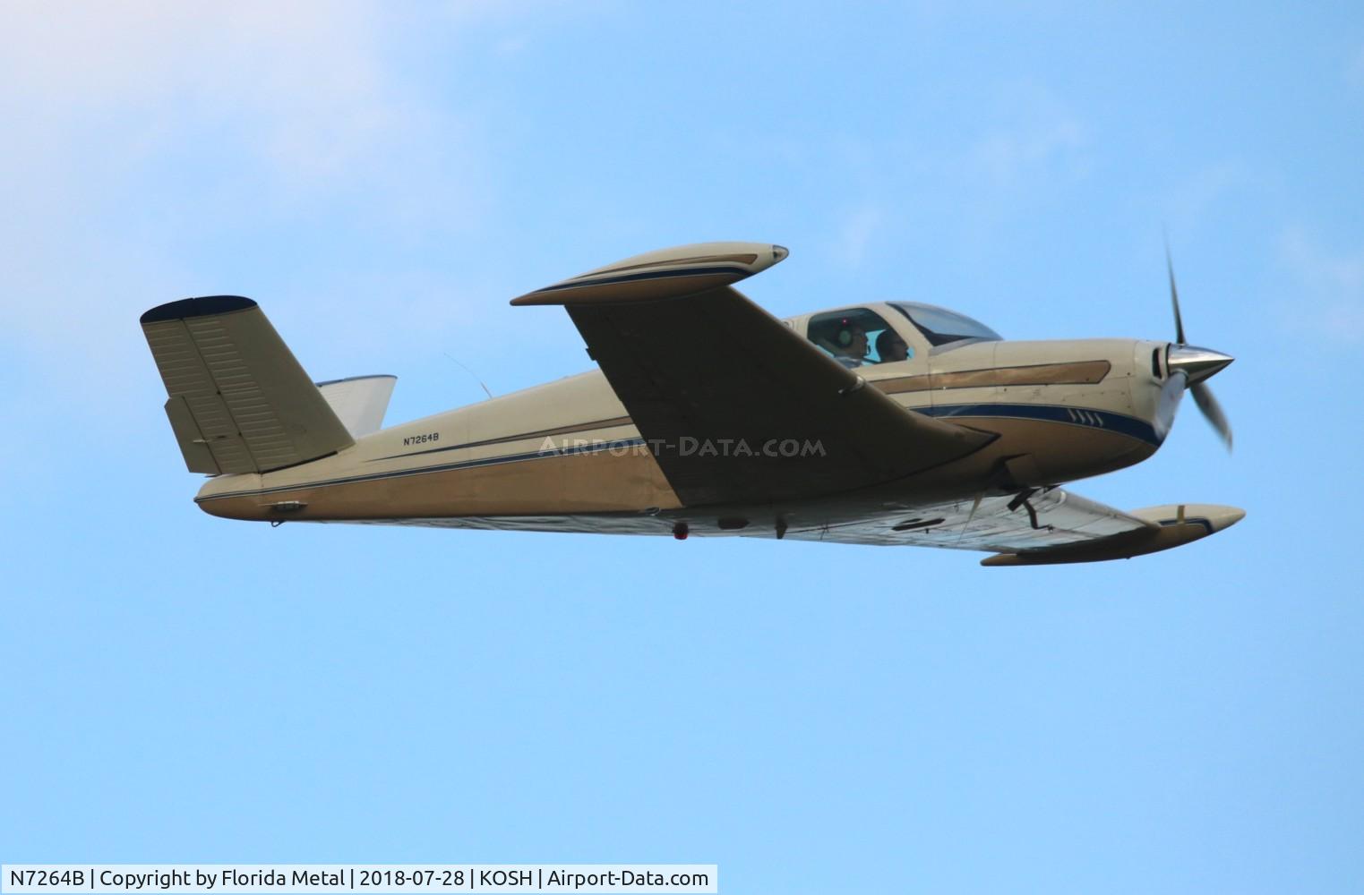 N7264B, 1958 Beech J35 Bonanza C/N D-5613, Bonanza 35