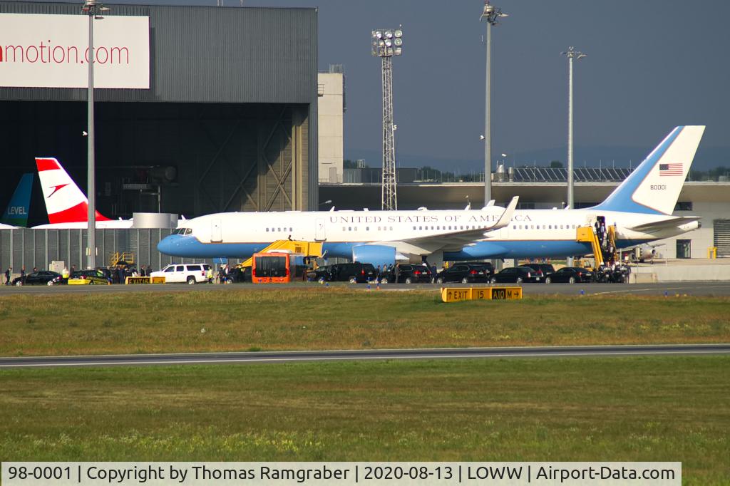 98-0001, 1998 Boeing VC-32A (757-200) C/N 29025, USA - Air Force Boeing 757-200