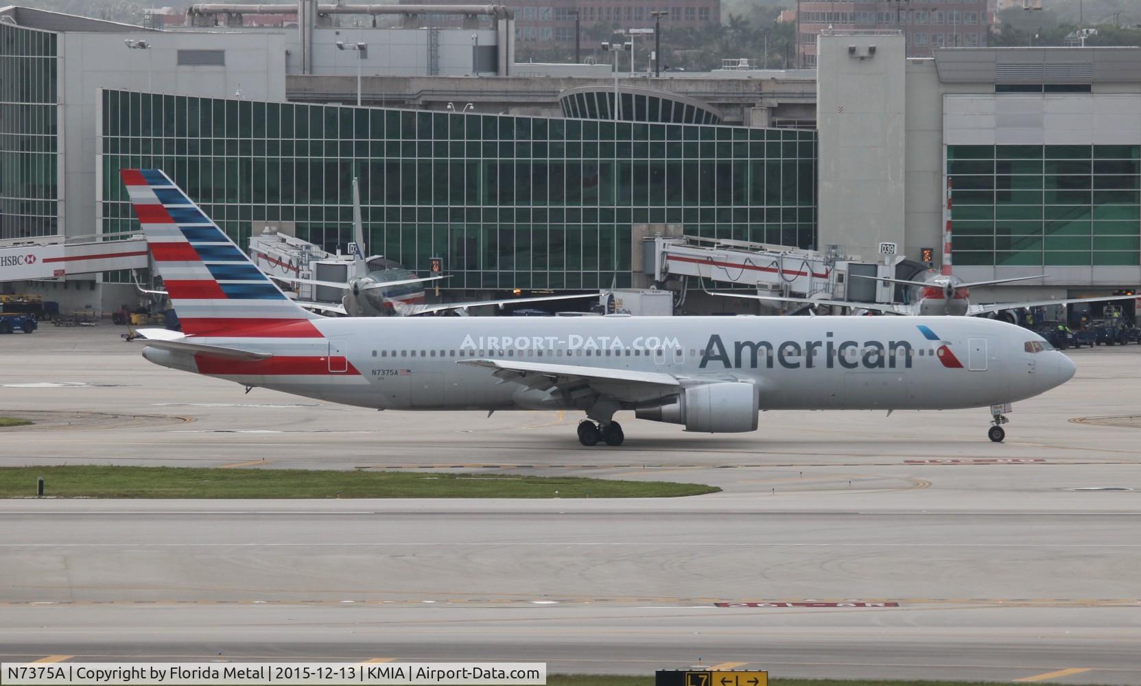 N7375A, 1992 Boeing 767-323 C/N 25202, American