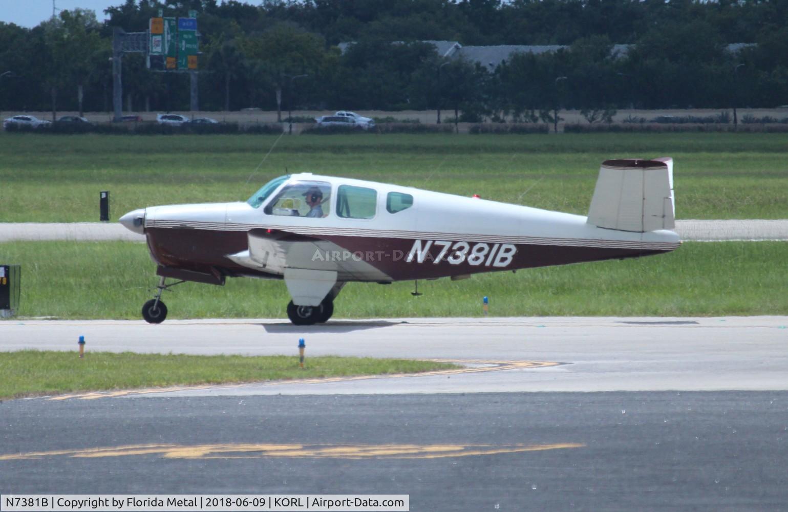 N7381B, 1954 Beech E35 C/N D-3844, Bonanza 35