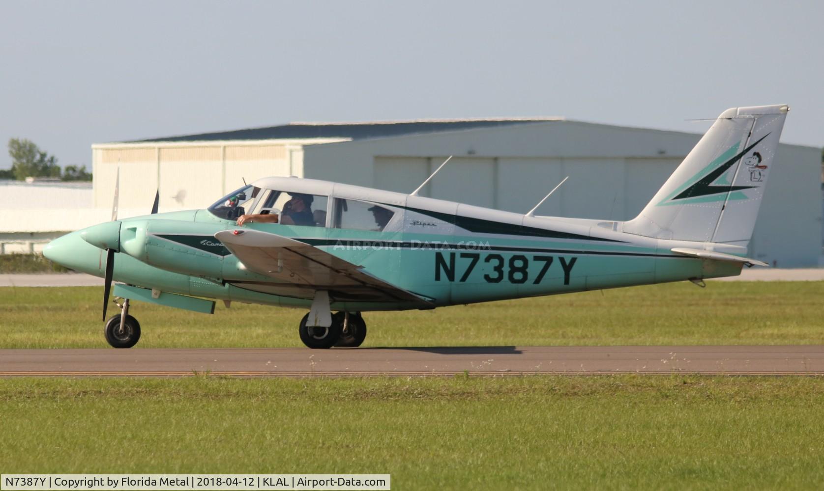 N7387Y, 1964 Piper PA-30 Twin Comanche C/N 30-442, PA-30