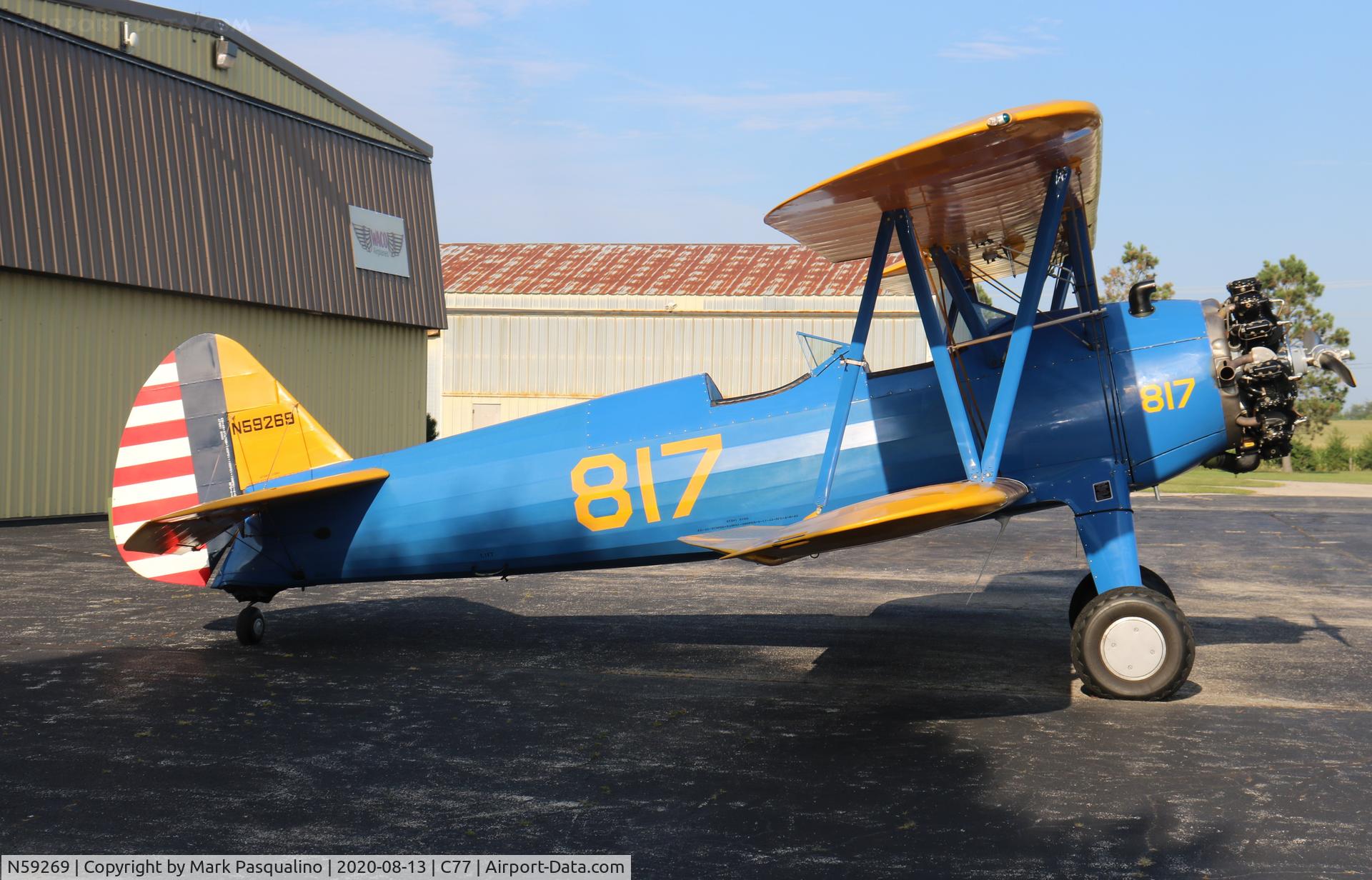N59269, Boeing A75L3 C/N 75-3867, Stearman