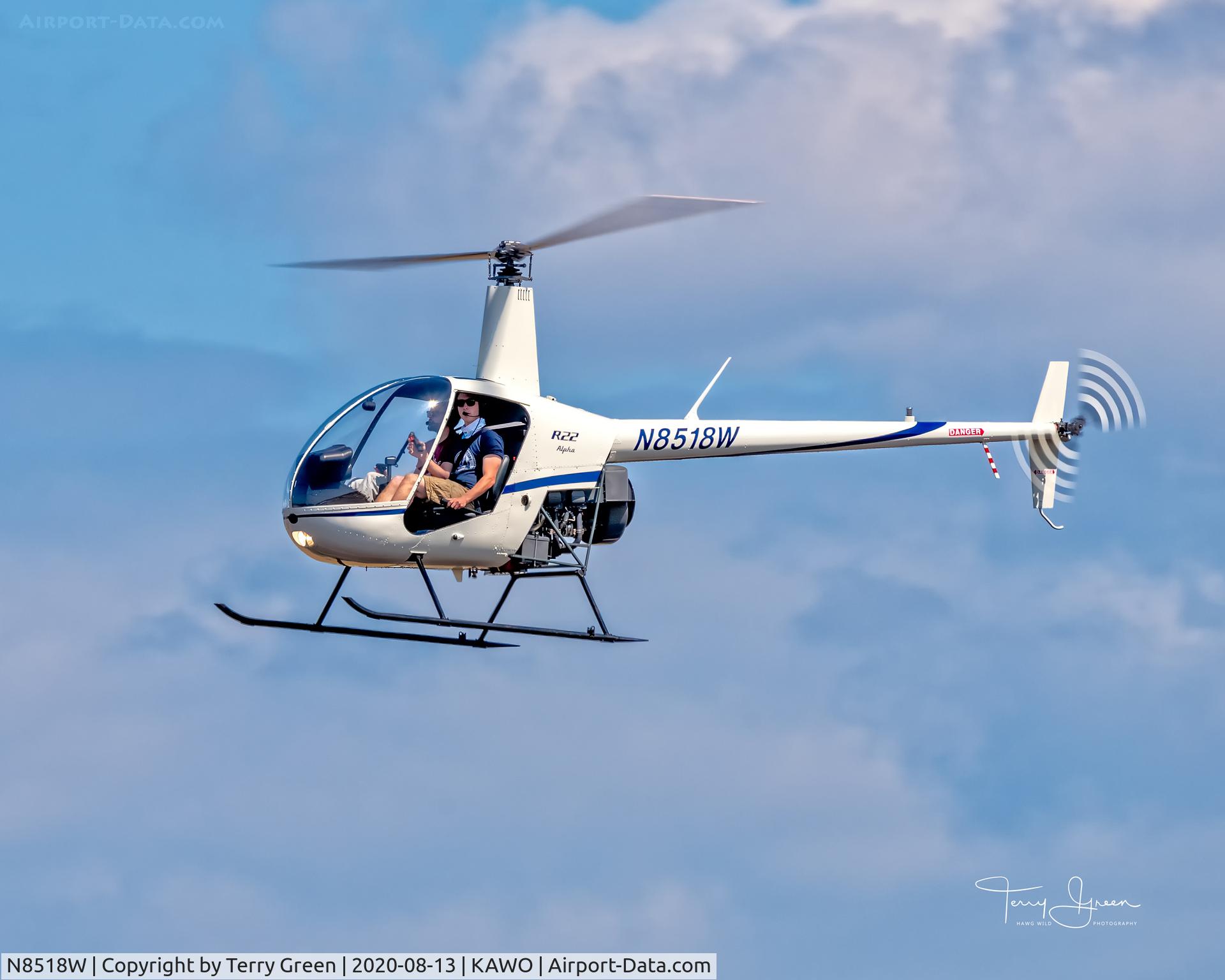 N8518W, 1984 Robinson R22 ALPHA C/N 0425, KAWO