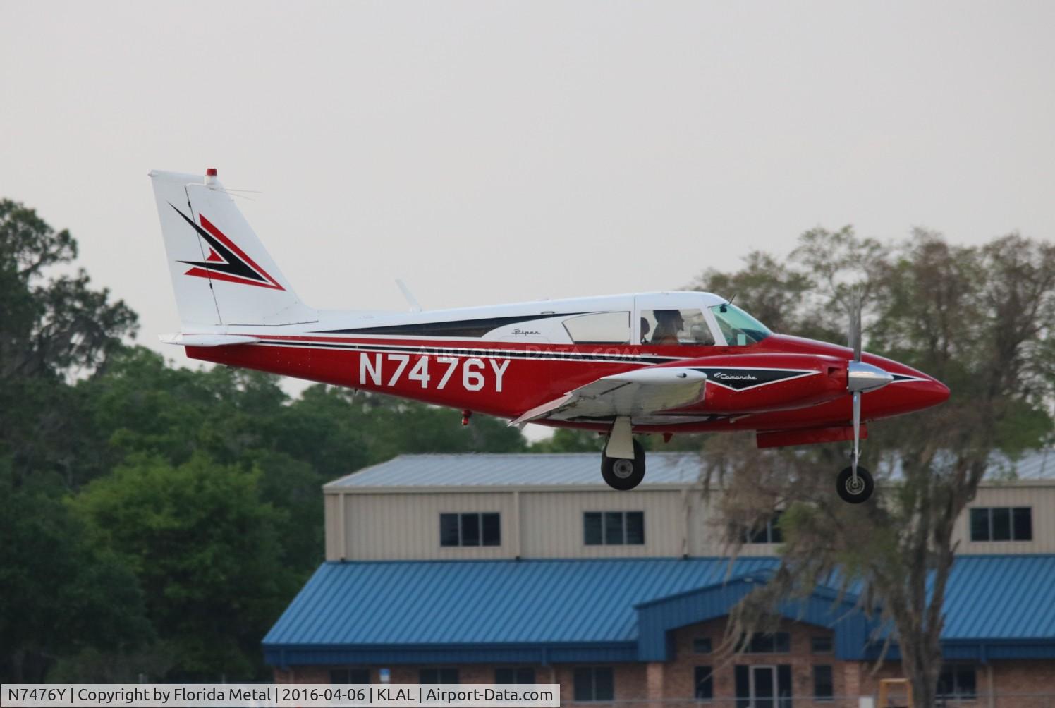 N7476Y, 1964 Piper PA-30-160 Twin Comanche Twin Comanche C/N 30-541, PA-30