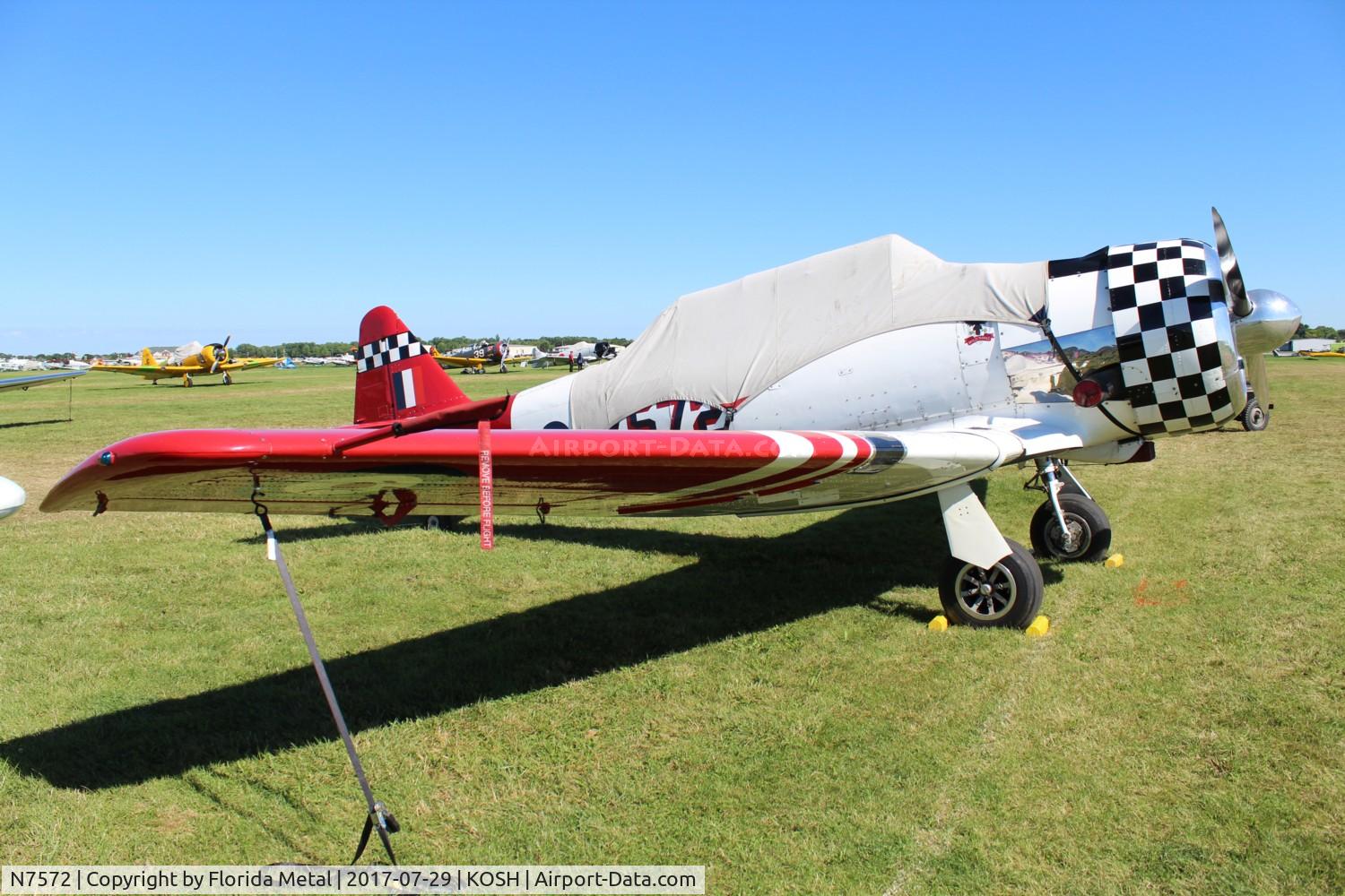 N7572, 1941 North American AT-6D Texan C/N 41-34018, South African Air Force AT-6D