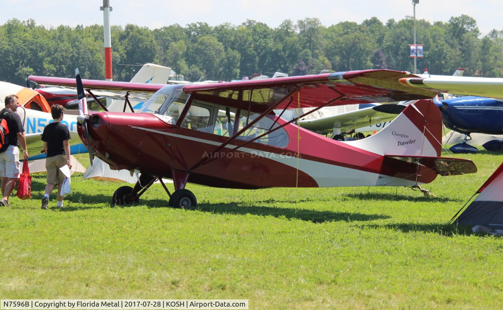 N7596B, 1957 Champion 7FC C/N 7FC-94, Champion 7FC