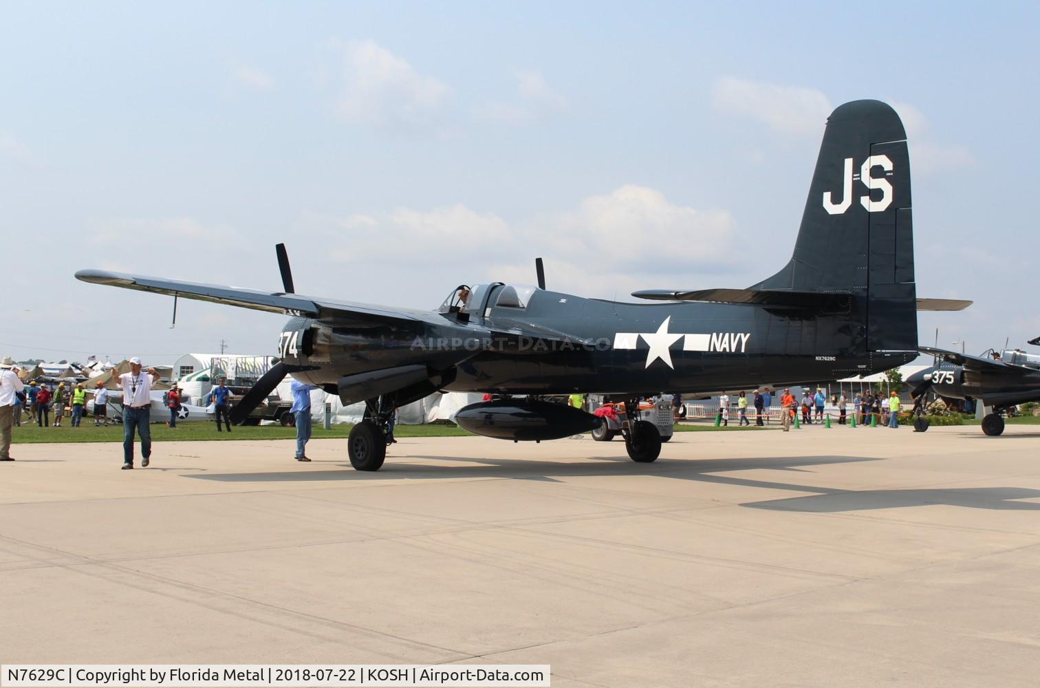 N7629C, 1944 Grumman F7F-3 Tigercat C/N C.116, Tigercat