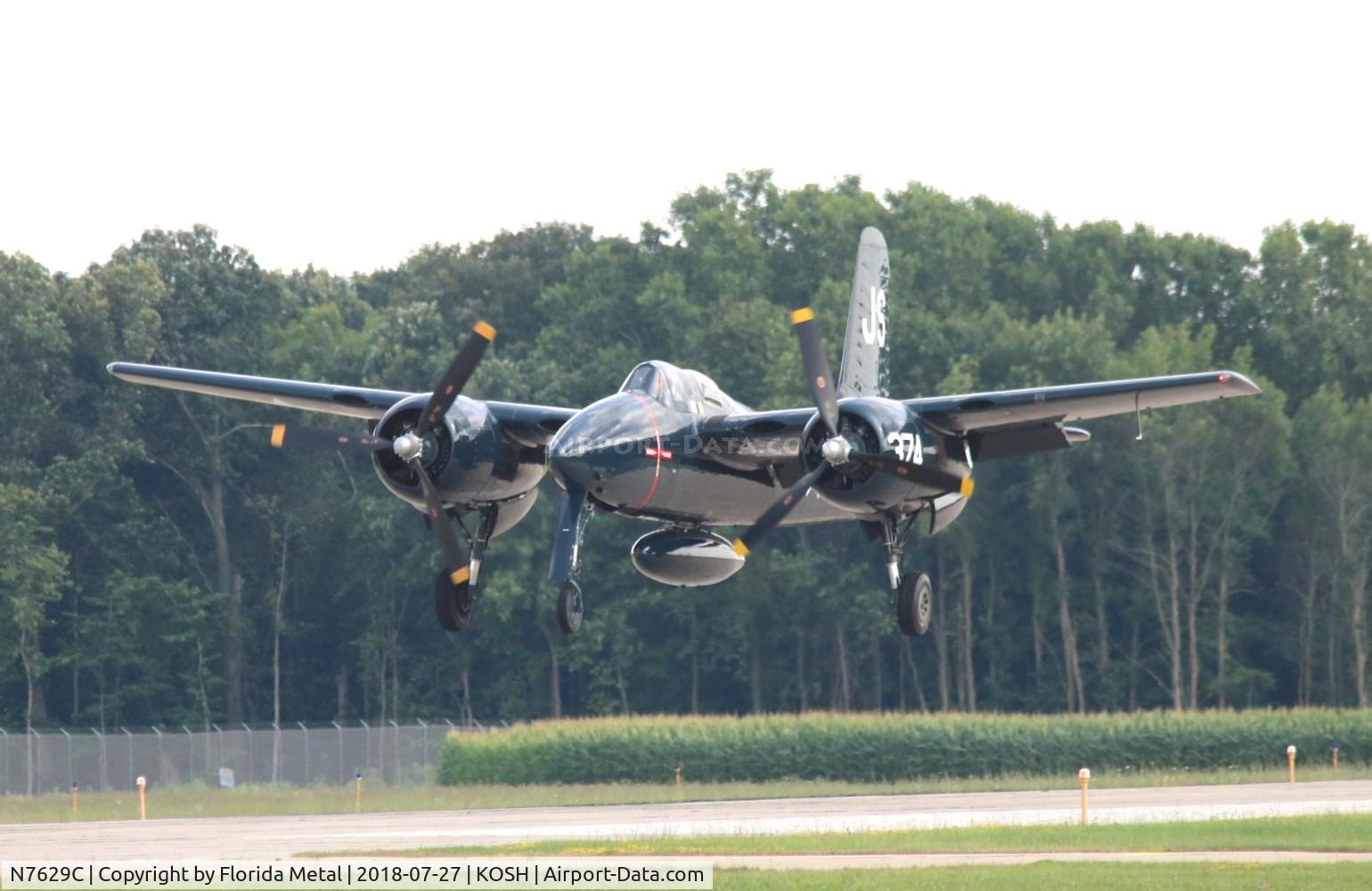 N7629C, 1944 Grumman F7F-3 Tigercat C/N C.116, Tigercat