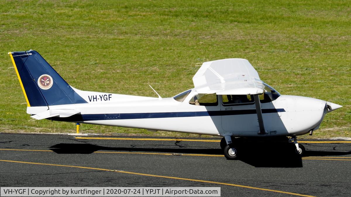 VH-YGF, 2011 Cessna 172R C/N 17281576, Cessna 172R Skyhawk cn 17281576. Singapore Flying College VH-YGF YPJT 240720.