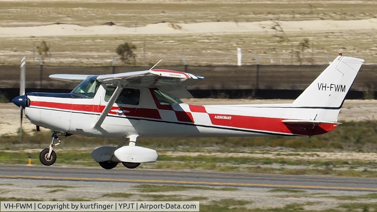 VH-FWM, 1977 Cessna A152 Aerobat C/N A1520772, Cessna A152. msn A1520772. Royal Aero Club WA VH-FWM. YPJT 240720