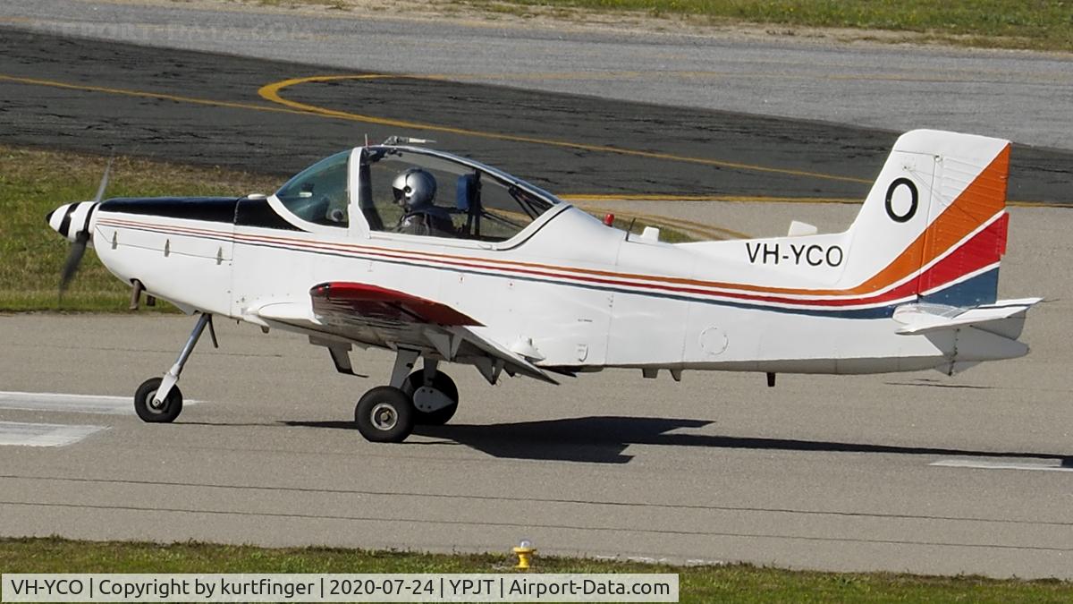 VH-YCO, 1976 Pacific Aerospace CT/4B Airtrainer C/N 087, Pacific Aerospace Corp CT-4B cn 087. VH-YCO YPJT 240720