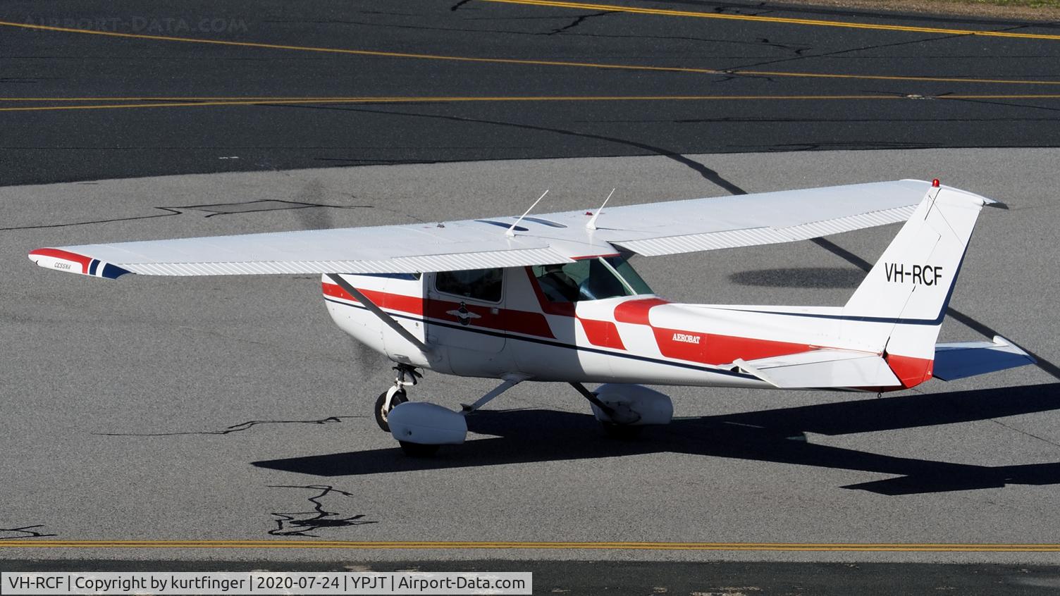 VH-RCF, 1980 Cessna A152 Aerobat C/N A1520962, Cessna A152 msn A1520962. Royal Aero Club WA VH-RCF YPJT 240720