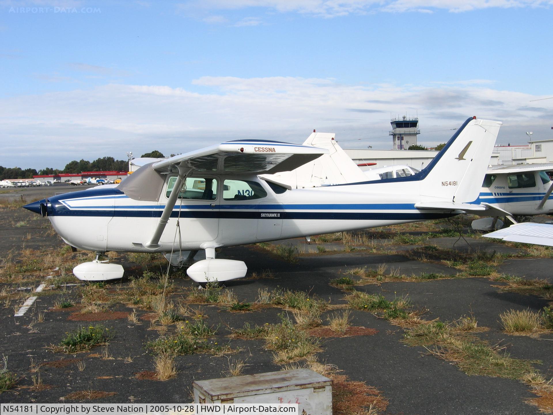 N54181, 1981 Cessna 172P C/N 17274909, 1981 Cessna 172P at Hayward, CA