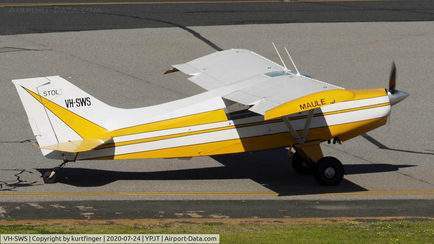 VH-SWS, 1980 Maule M-5-235C Lunar Rocket C/N 7309C, Maule M-5-235C Lunar Rocket cn 7309C. VH-SWS YPJT 240720