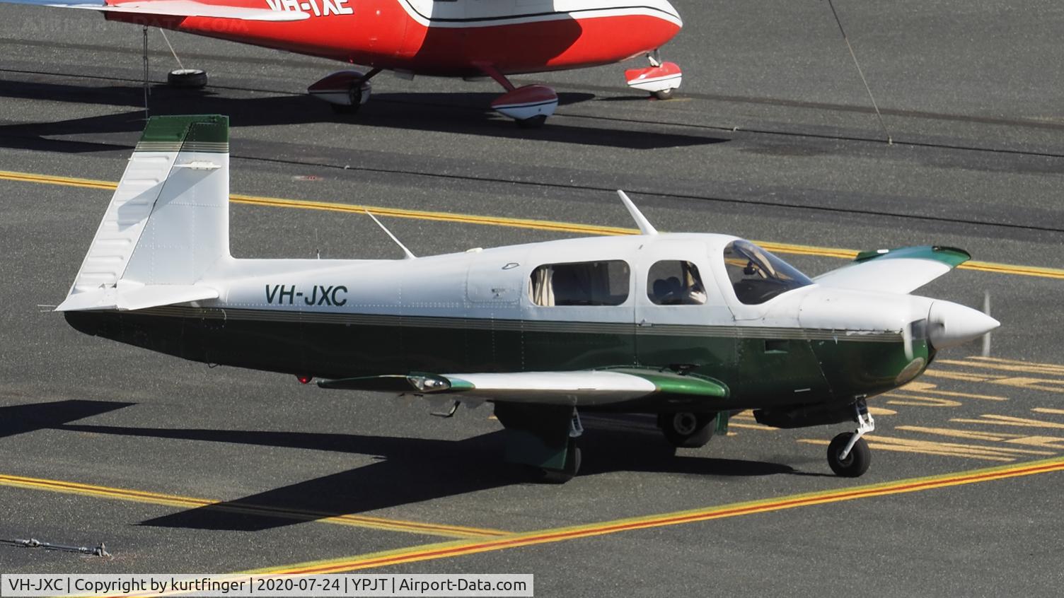 VH-JXC, 1989 Mooney M20J 201 C/N 24-3097, Mooney M20J cn 27-0878. RAC of WA VH-SPN YPJT 240720