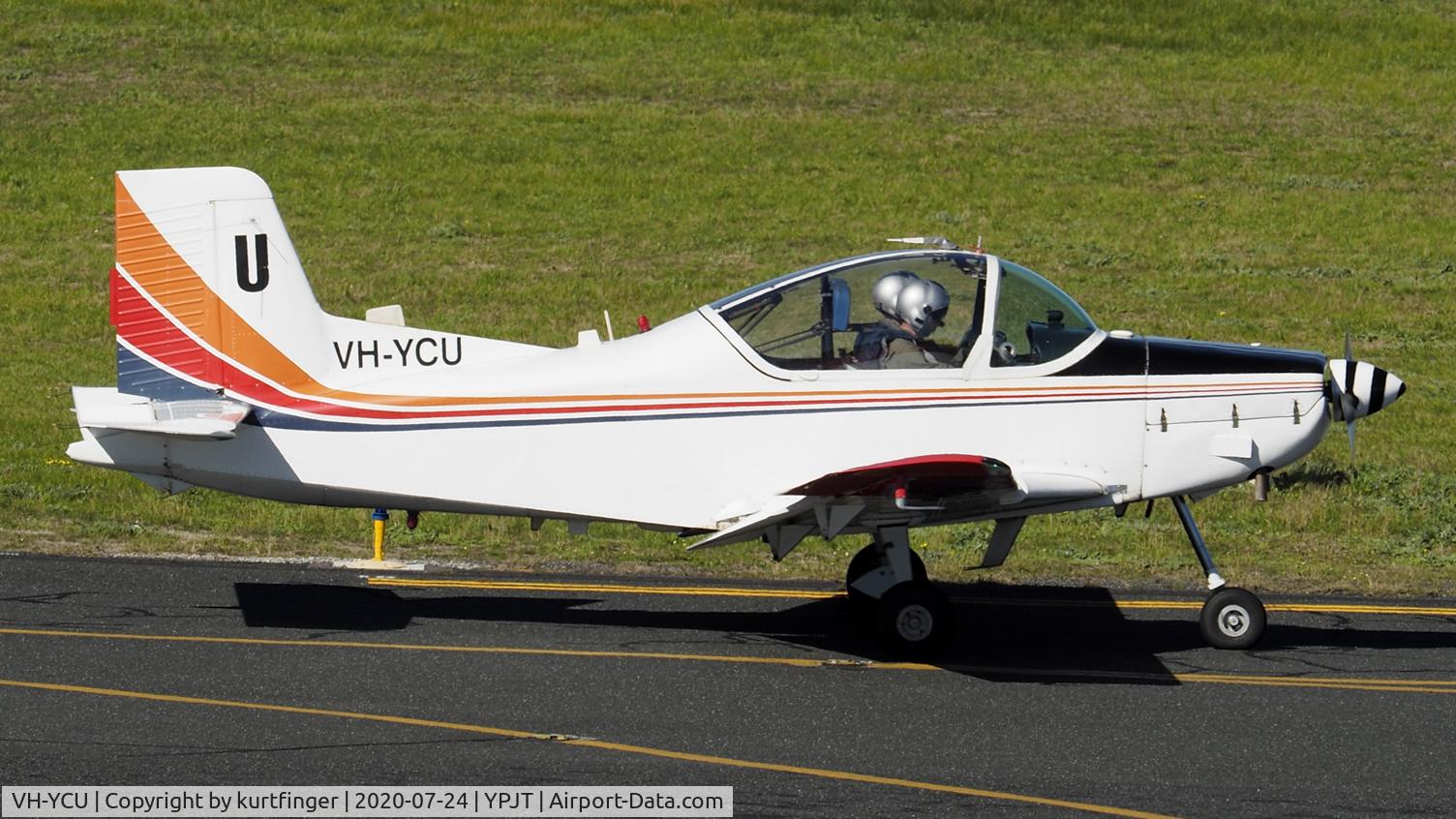 VH-YCU, 1976 Pacific Aerospace CT/4B Airtrainer C/N 079, Pacific Aerospace Corp CT4B cn 079.  Pacific Flight Services VH-YCU YPJT 240720