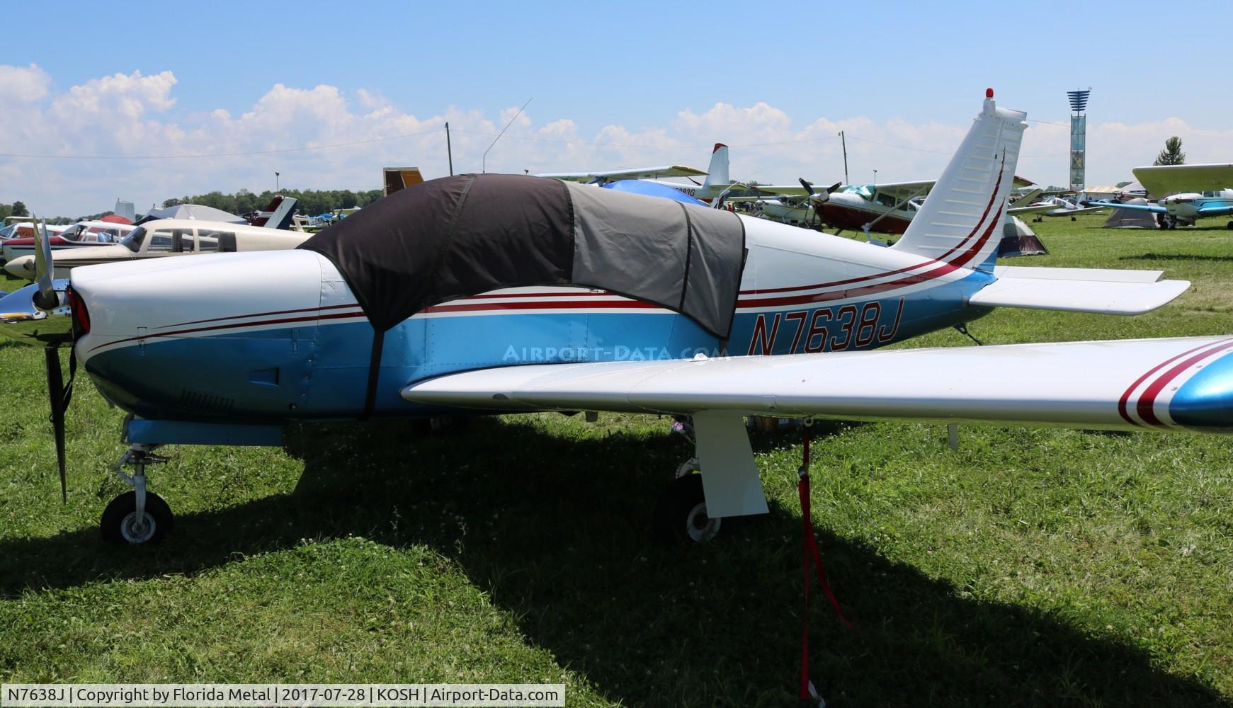 N7638J, 1968 Piper PA-28R-180 Cherokee Arrow C/N 28R-31037, PA-28R-180