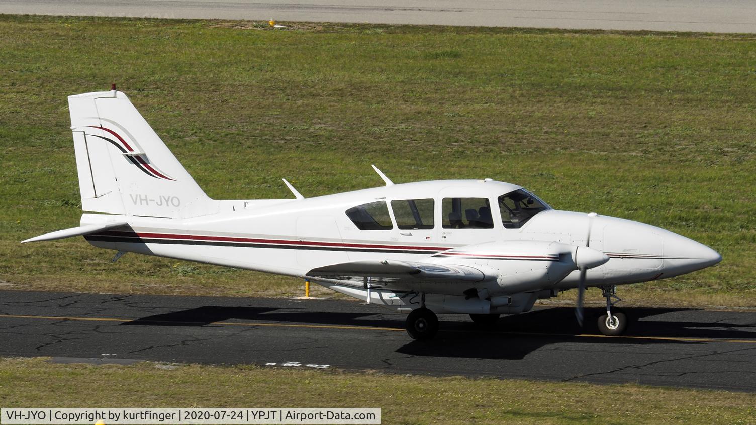 VH-JYO, 1978 Piper PA-23-250 Aztec F C/N 27-7854062, Piper PA-23-250 cn 27-7854062. VH-JYO YPJT 240720