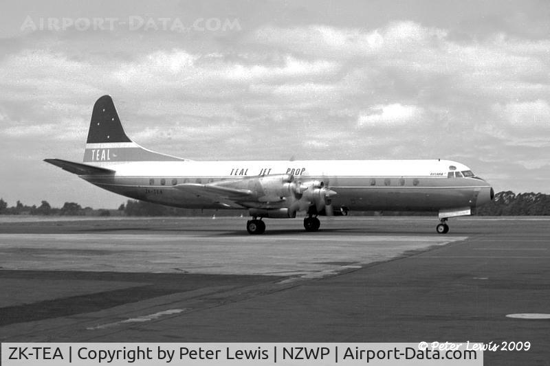 ZK-TEA, 1959 Lockheed L-188C(F) Electra C/N 2005, Tasman Empire Airways Ltd., Auckland - 1965