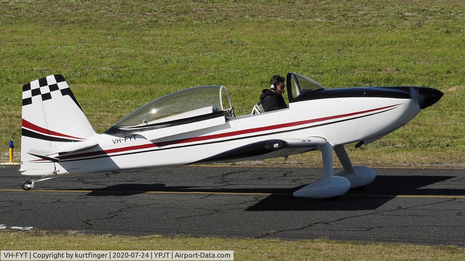 VH-FYT, Vans RV-8 C/N 82859, Van's R8 cn 82859. VH-FYT YPJT 240720