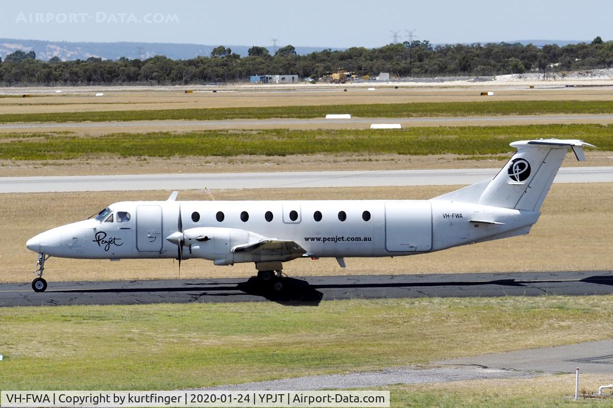 VH-FWA, 1986 Beech 1900C C/N UB-61, Beechcraft 1900C cn UB-61 Penjet VH-FWA YPJT 24012020_