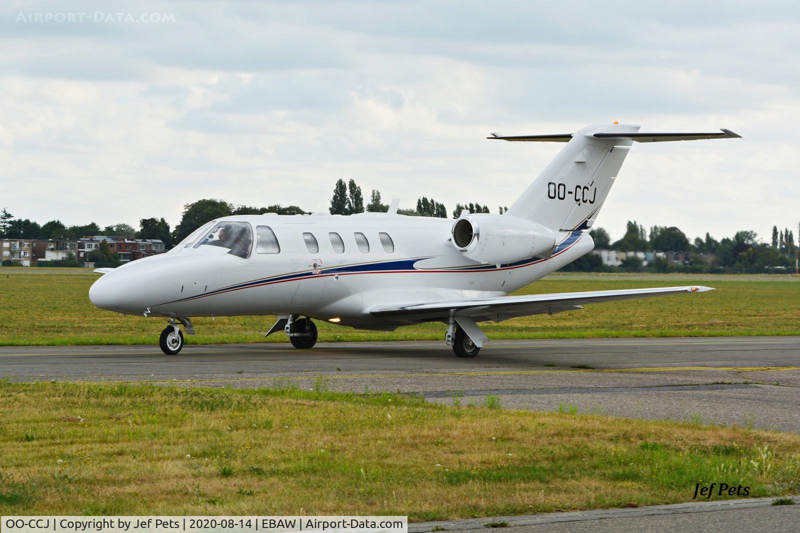 OO-CCJ, 2008 Cessna 525 CitationJet CJ1+ C/N 525-0671, At Antwerp Airport.