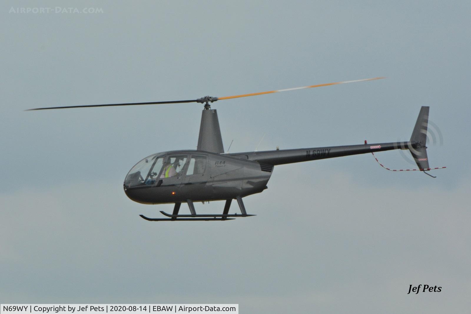 N69WY, 2007 Robinson R44 Raven II C/N 12029, At Antwerp Airport.