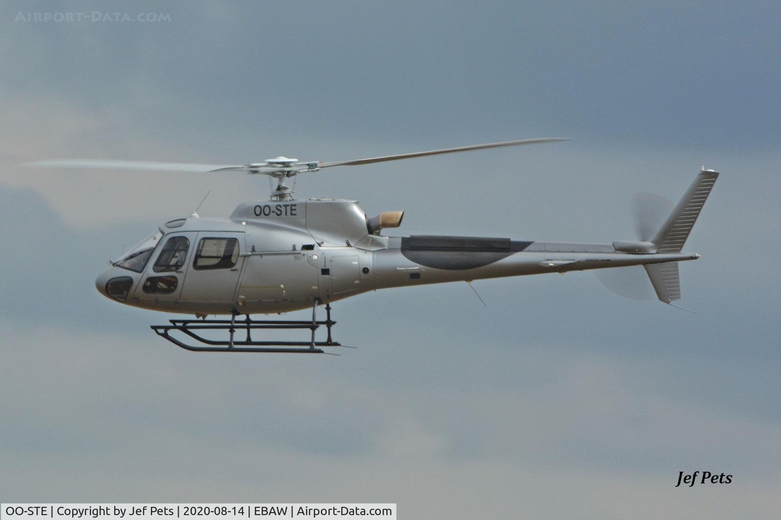 OO-STE, 2019 Airbus Helicopters AS-350B-3e Ecureuil C/N 8770, At Antwerp Airport.