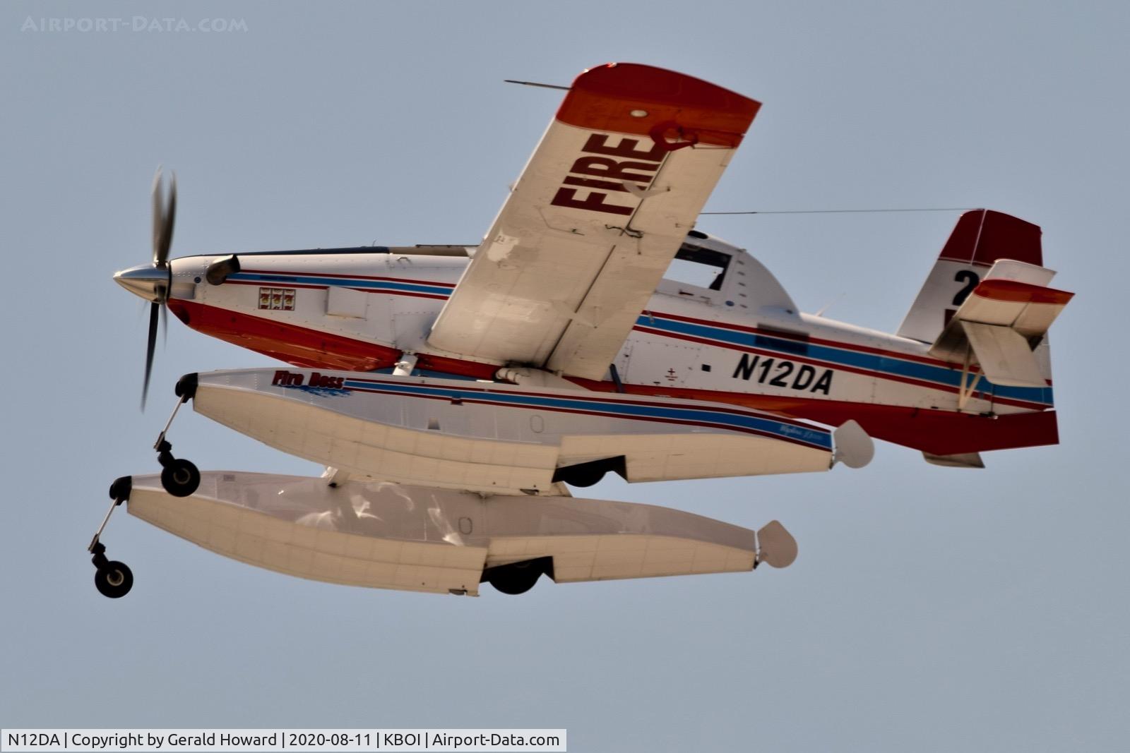 N12DA, 2018 Air Tractor Inc. AT-802 C/N 802-0777, Take off from 10L.