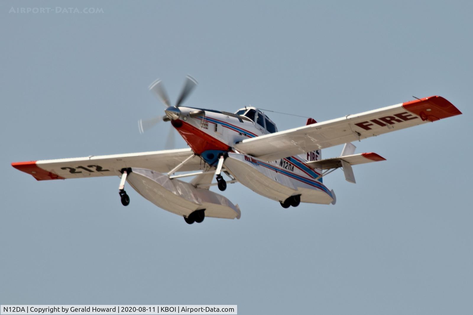 N12DA, 2018 Air Tractor Inc. AT-802 C/N 802-0777, Take off from 10L.