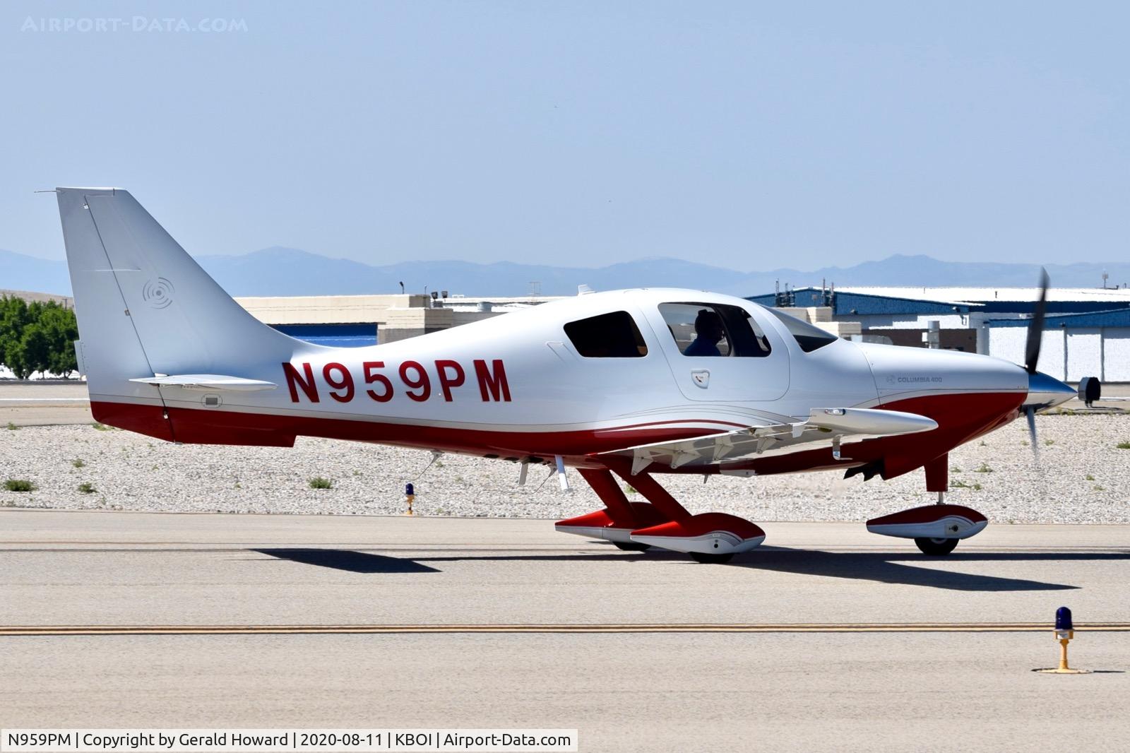 N959PM, 2007 Columbia Aircraft Mfg LC41-550FG C/N 41728, Taxiing on Alpha.