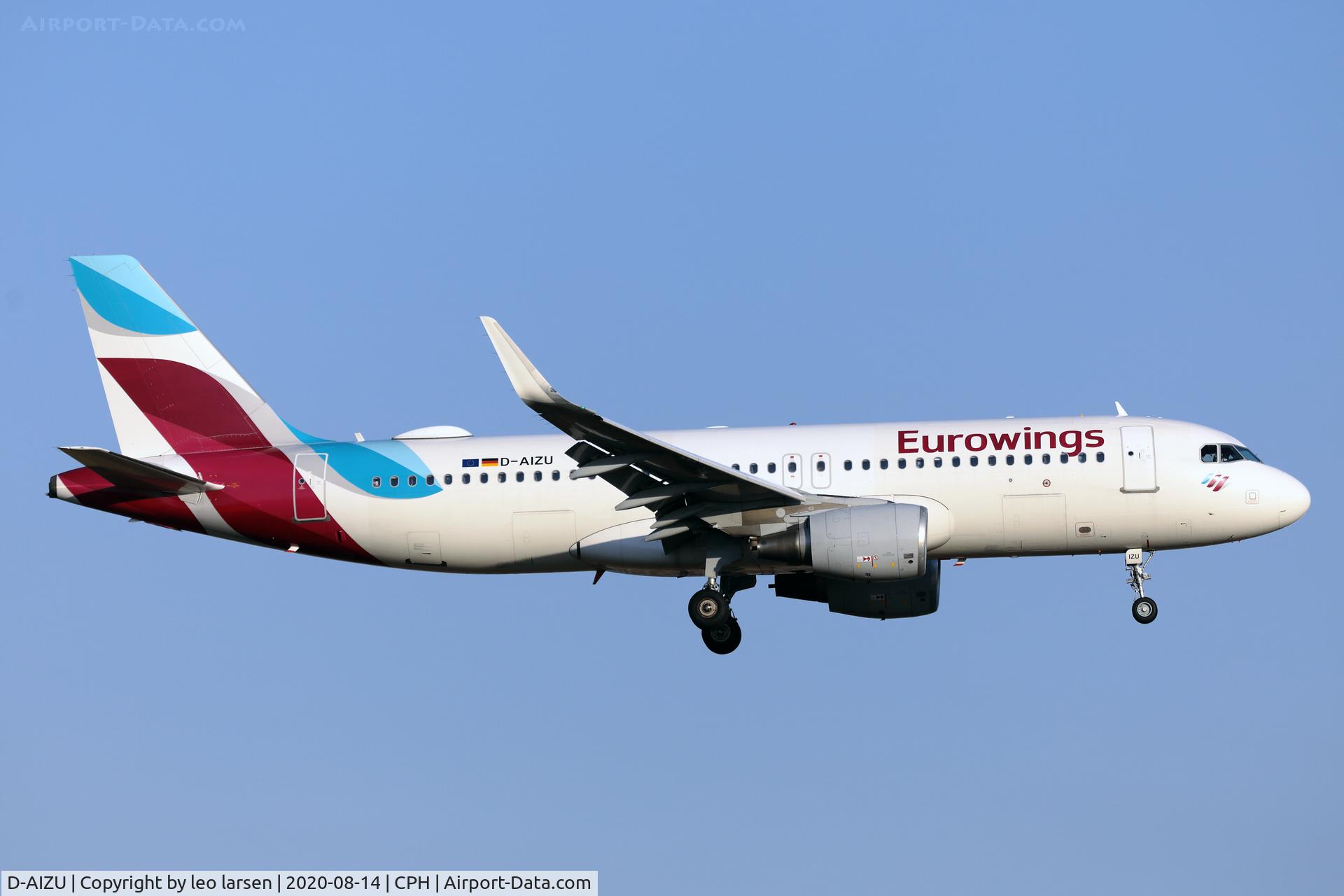 D-AIZU, 2013 Airbus A320-214 C/N 5635, Copenhagen 14.8.2020