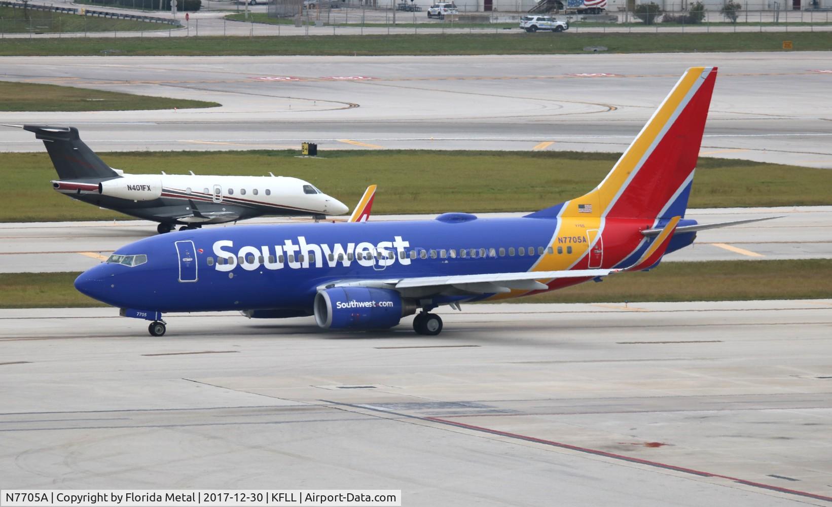 N7705A, 2004 Boeing 737-76N C/N 32741, WN 737-700