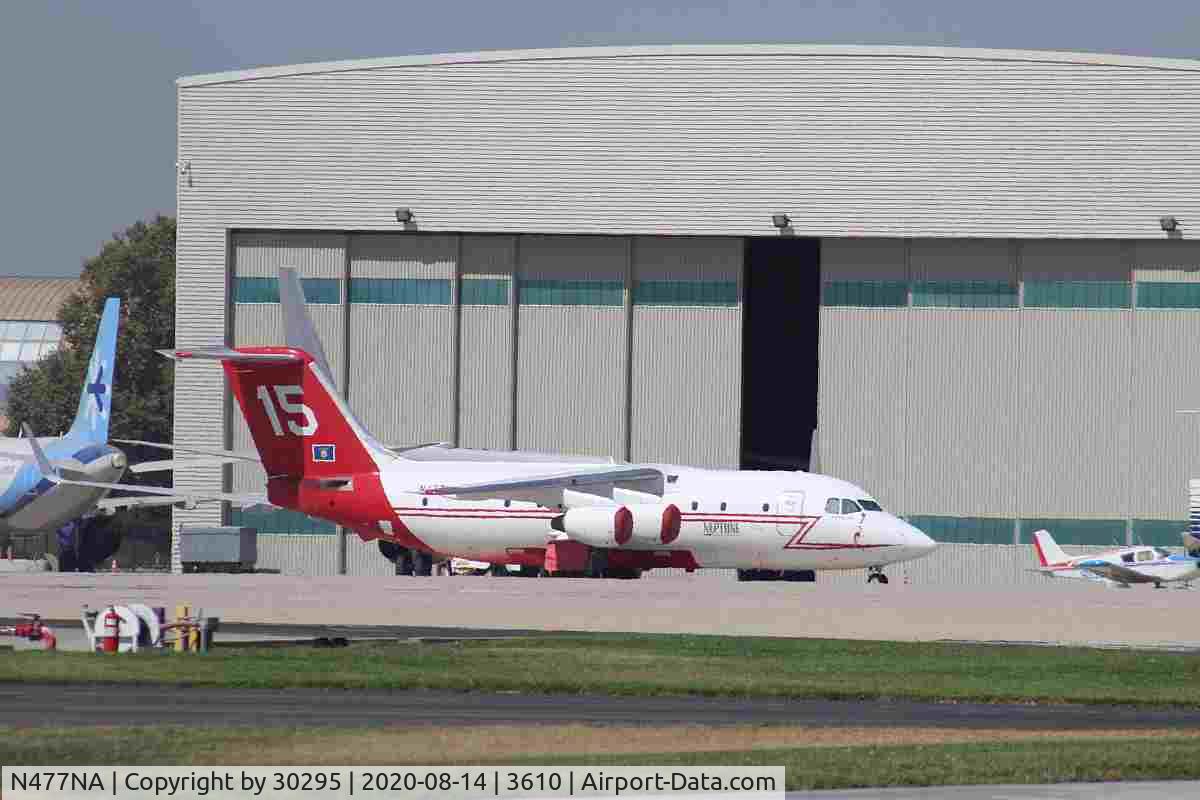 N477NA, 1988 British Aerospace BAe.146-200 C/N E2103, Parked