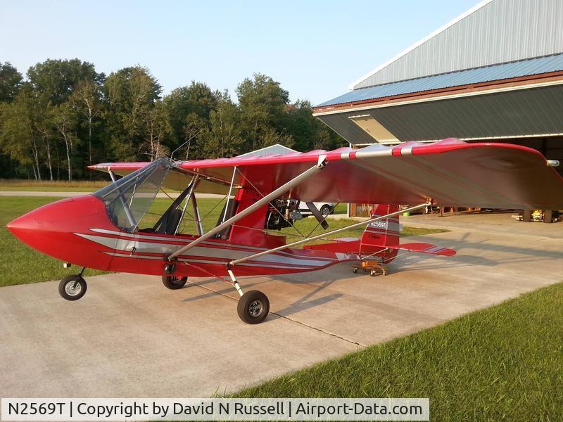 N2569T, 2006 Quad City Challenger II Clip Wing C/N CH2-0789-CW-0442, Just purchased and moved from Michigan to Arkansas
