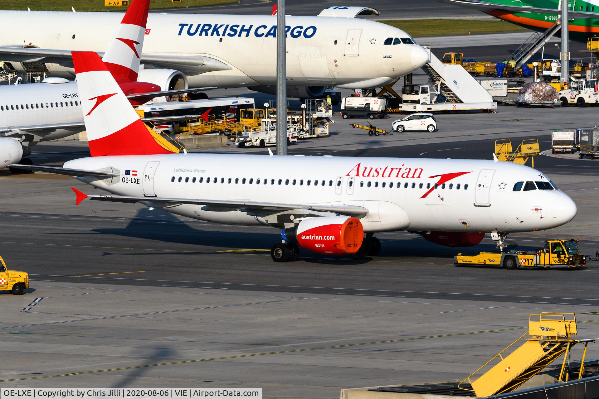 OE-LXE, 2008 Airbus A320-216 C/N 3532, Austrian Airlines