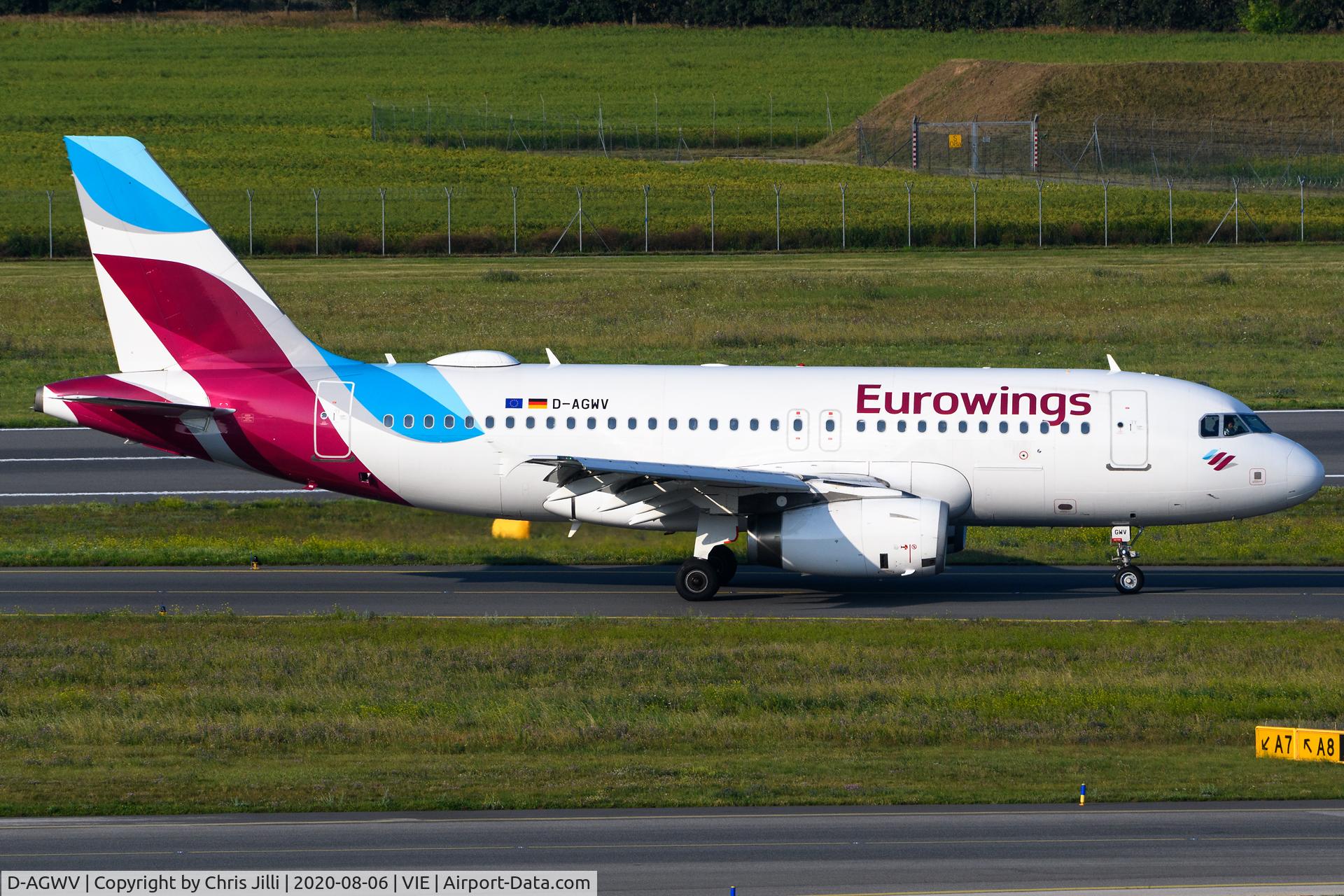 D-AGWV, 2013 Airbus A319-132 C/N 5467, Eurowings