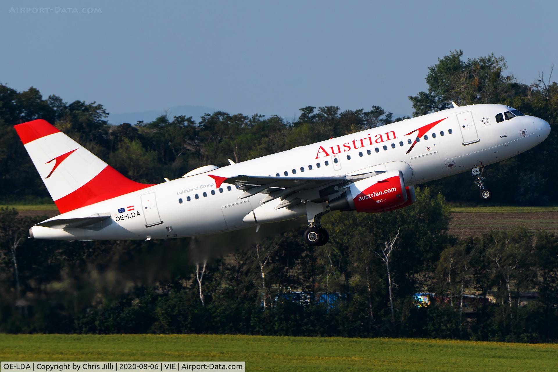 OE-LDA, 2004 Airbus A319-112 C/N 2131, Austrian Airlines