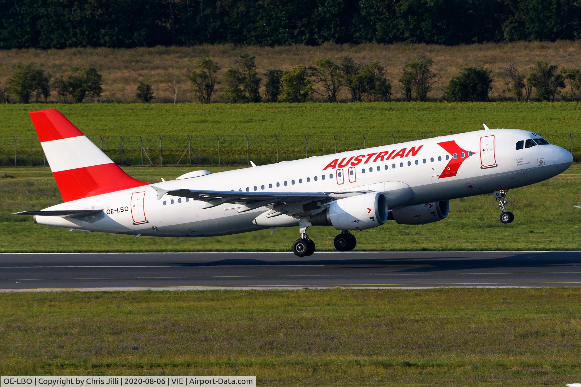OE-LBO, 1998 Airbus A320-214 C/N 776, Austrian Airlines