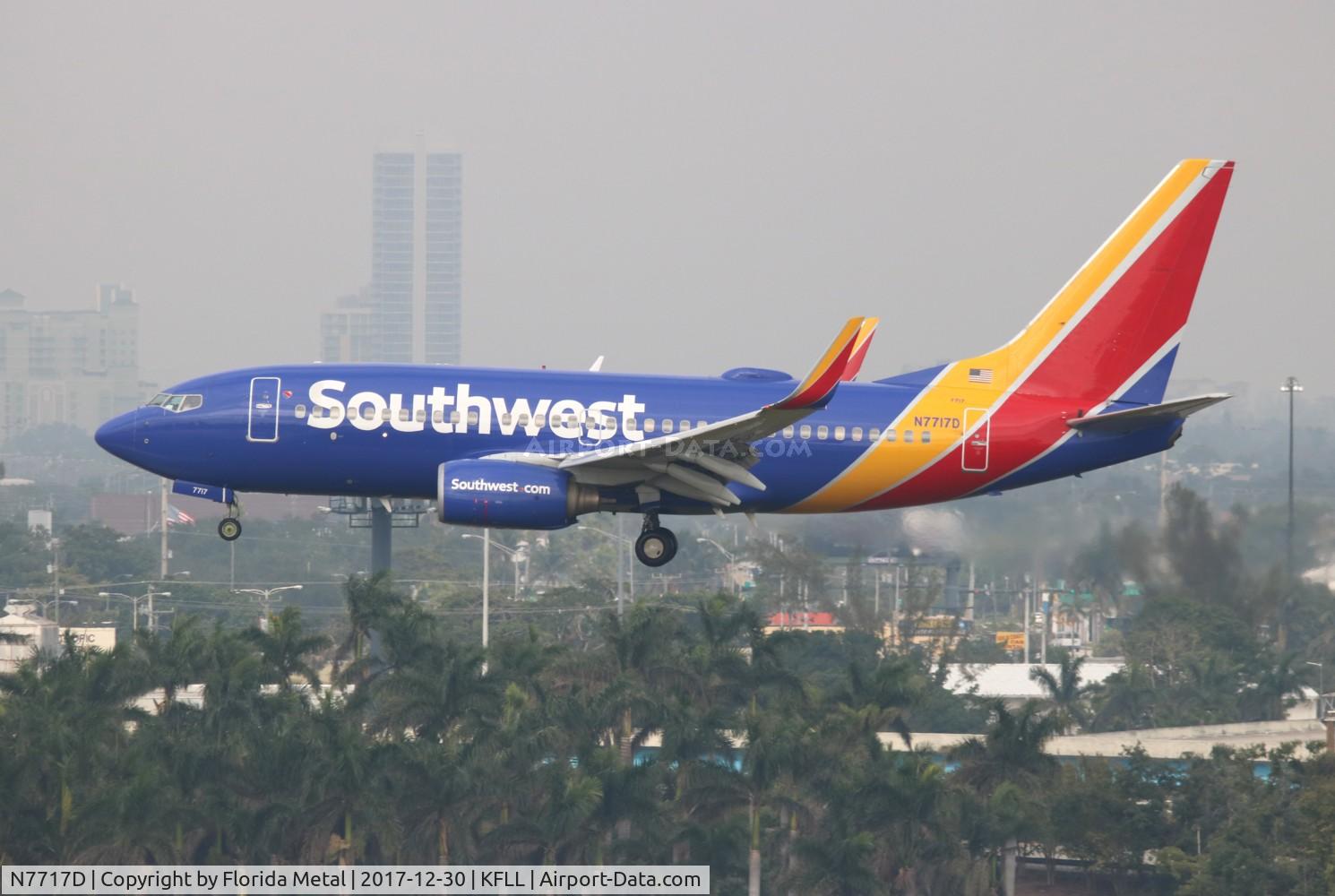 N7717D, 2005 Boeing 737-76N C/N 32664, WN 737-700