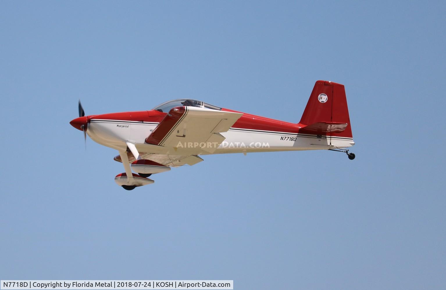N7718D, 2010 Vans RV-7 C/N 73442, Vans RV-7