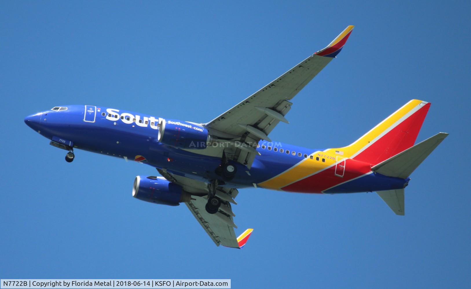 N7722B, 2006 Boeing 737-76N C/N 32668, WN 737-700